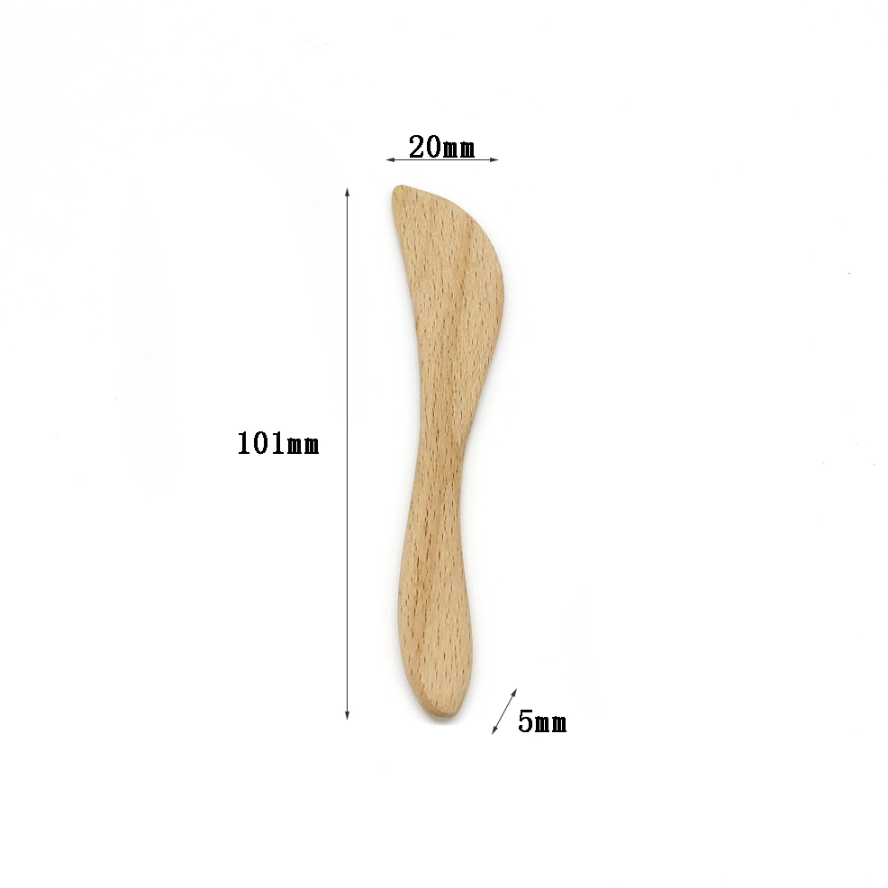 Wholesale Mini Wooden DIY Skincare Mask Spoon Cosmetic Face Mask Brush Wooden Bamboo Handle And Spatula