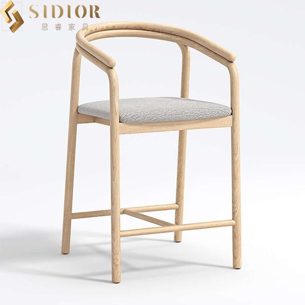 Buy cheap Modern Luxury Contemporary Bar Chairs Stool Armless Metal Base 83cm from wholesalers