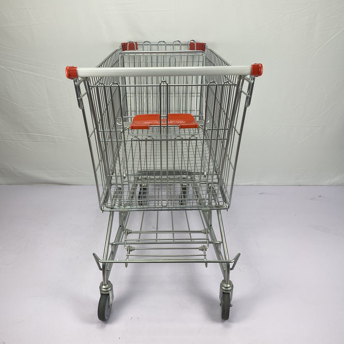 German 210L Metal Shopping Trolley Warehouse Supermarket Grocery Cart SGS Certificate
