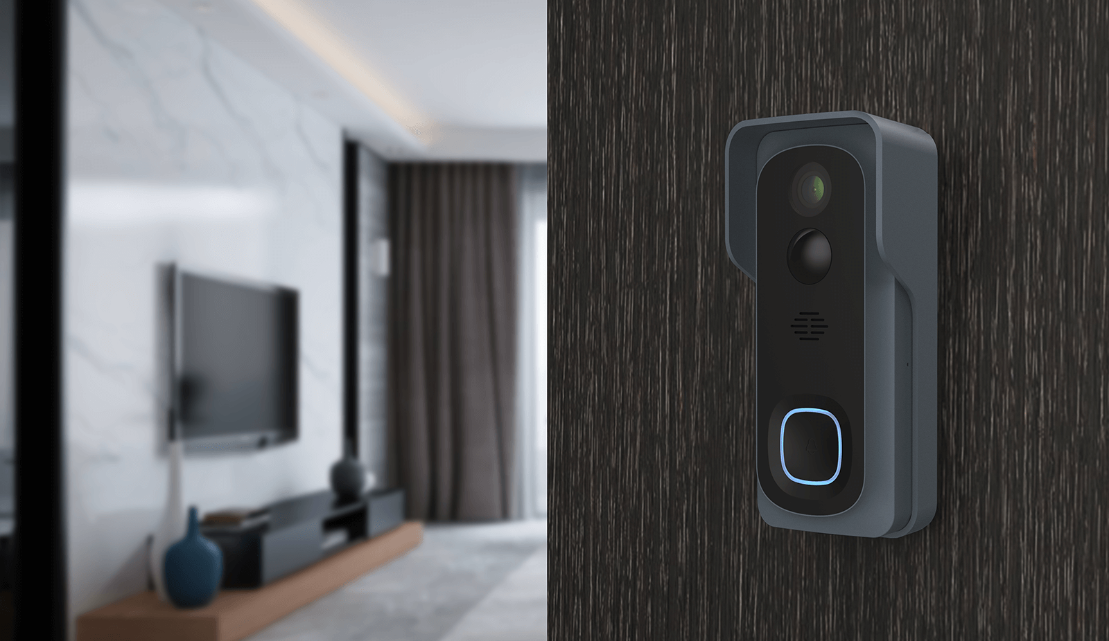 6700mAh Smart Video Doorbell Ring 1080p Video Doorbell 2 With Night Vision