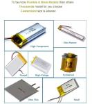 551525 3.7V 190mAh Lithium Polymer Battery KC UN38.3 Certified Rechargeable Lipo
