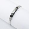 Buy cheap Fashionable stainless steel buckle bracelet design, simple titanium steel hot selling men's bracelet from wholesalers