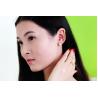 Buy cheap 2018 Fashion American style lady party EarringsSilver Many Colors Round shape Pearl Color silver color stainess steel from wholesalers