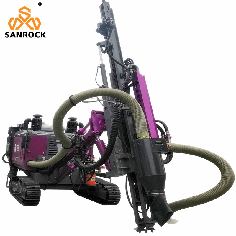 SANROCK Portable DTH Drilling Rig Mining Equipment Hydraulic Borehole Drilling Machine