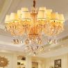 Buy cheap Beautiful dining room chandeliers with Fabric shape for hotel living room lighting (WH-CY-30) from wholesalers