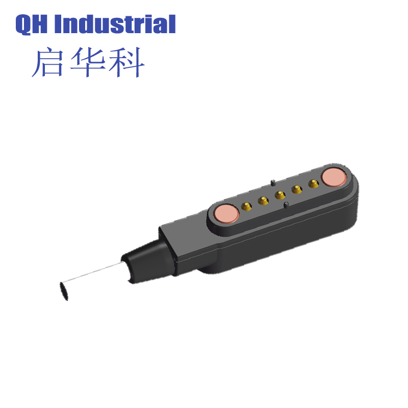5Pin United Emirates Charger Connectors Pogo Magnetic Connector Spring Loaded Pogo Pin Connector