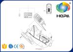 DH300LC-V Daewoo Doosan Excavator Spare Parts 2539-1068A Display Monitor