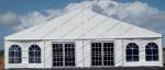 White PVC Cover PVC Event Tent , Large 20m Clear Span Tent For Outdoor Auto