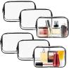 Buy cheap Portable Travel Makeup Bags Zipper PVC Cosmetic Pouch Airport Airline from wholesalers