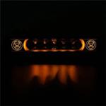 10Watt Single Row Off Road LED Light Bar with Skull Logo for Truck Accessories