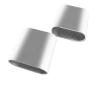 Buy cheap Anodized Oxidation Aluminum Alloy Tube Telescopic Flat Sided Oval Aluminum Tubing from wholesalers