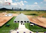 Big Outdoor Event Tents With Aluminum Frame PVC Waterproof Cover Curve Heart