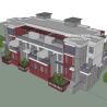 Buy cheap Three Bedrooms Modern Prefab Cabins Light Gauge Steel LGS Low Foundation from wholesalers
