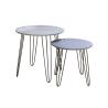 Buy cheap 38cm High 10KG MDF Side Tables With Metal Legs from wholesalers