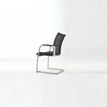 stackable sled meeting chair