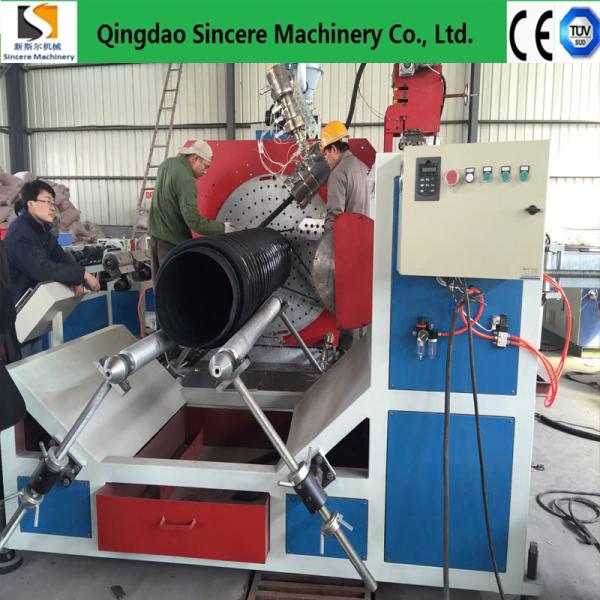 PLC Control Large Diameter Spiral Tube Extrusion Line for Electric Heating