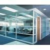 Buy cheap 12mm Tempered Glass Office Partition With Aluminum Profiles from wholesalers