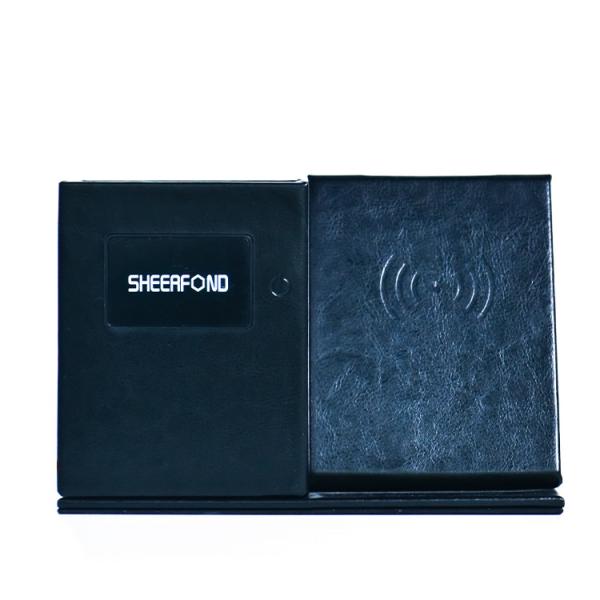 Buy cheap Custom Logo Creative Pu Leather Desktop Storage Multifunctional Wireless Charger Pen Holder from wholesalers
