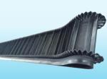 Large Inclined Curved Conveyor Belt , Wave Shaped Heavy Duty Conveyor Belt