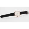 Buy cheap Charm Mens Stainless Steel Watch / Black Leather Wrist Watch Pair For Couples from wholesalers