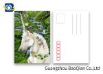 Souvenir Gift 3D Lenticular Card With Customized Logo / Lenticular Photo