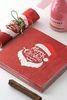 Merry Christmas Paper Napkins Intimate Decoration Folded Size 6.5'' X 6.5"
