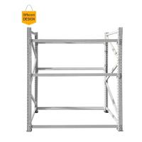 Buy cheap Blue/Grey/Yellow Warehouse Storage Tire Racks Industrial Design product