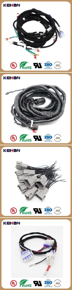Black Wiring Harness for Toaster Custom Cable Color and Length to Meet Customer Demands