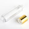 Buy cheap Gold Lid Plastic Cosmetic Containers 120ML 150ML Empty Lotion Toner Bottle from wholesalers