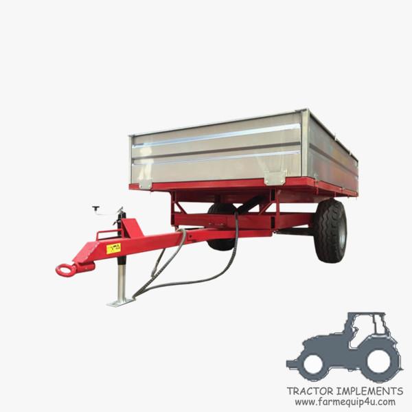 Buy cheap 4T2W - 2wheel Dump Trailer With Loading Capacity 4ton;Farm Tractor Box Trailer; Hydralic Tipping Trailer from wholesalers