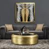 Buy cheap Framed Hand Painted Modern Abstract Canvas Art Oil Painting Living Room Decor from wholesalers