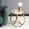 Buy cheap Modern SEDIA Stainless Steel Side Table With Marble/Glass Top from wholesalers