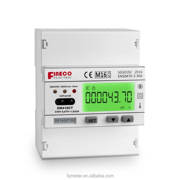 Buy cheap OEM 230V 10 10 A MID Certificate Electronic Digital Single Phase Muli-Rates Kwh Meter from wholesalers