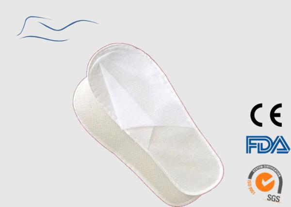 Buy cheap Anti Slip Non Woven Slippers White Color Closed Toes Type For Hotels from wholesalers