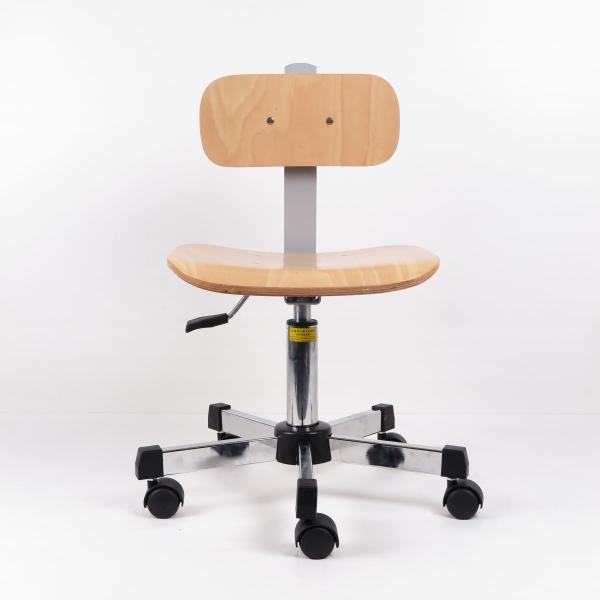 Buy cheap Dual Wheel Ergonomic Industrial Task Chair With Backrest Height Tilt Adjustments from wholesalers