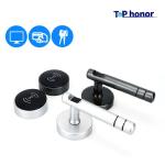 Digital Semiauto Handle Hotel Smart Locks Baking Vanish Aluminium Alloy Material
