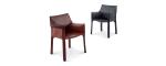 Mario Bellini Cab Armchair / Multi Color Upholstered Arm Chair