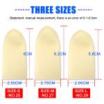 Agricultural Class A 100% Natural Latex Finger Cots Smooth Thickened Beige