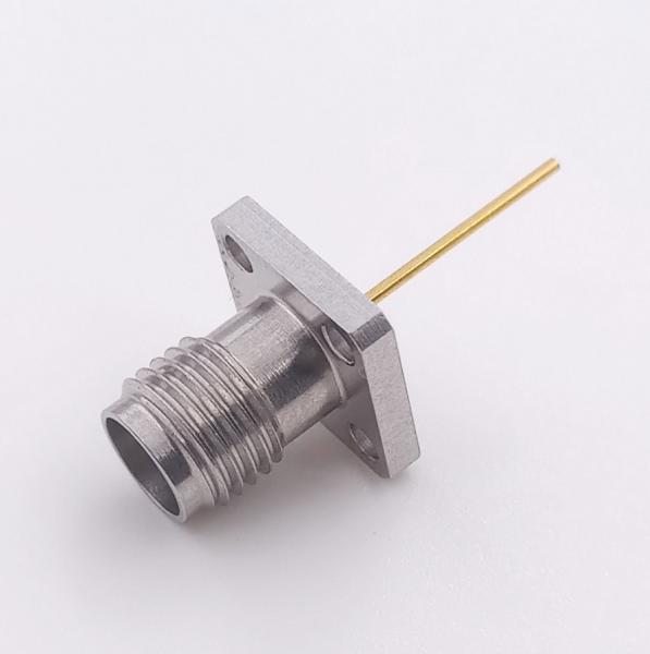 Buy cheap Female 50Ohms Waterproof Coaxial Connector 40GHz 2.92mm With Flange 4 Holes from wholesalers