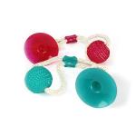 Rubber 15cm Durable Bite Dog Suction Cup Ball Toy Set