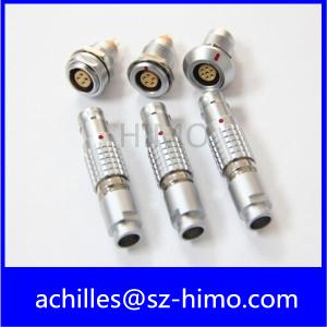 Wholesale push pull self-locking 3pin lemo Microphone connector 1B series 00 series male and female plug and socket from china suppliers