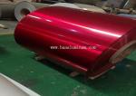 50mm Width Color Coated Aluminium Coil , ISO9001 3003 Aluminum Coil