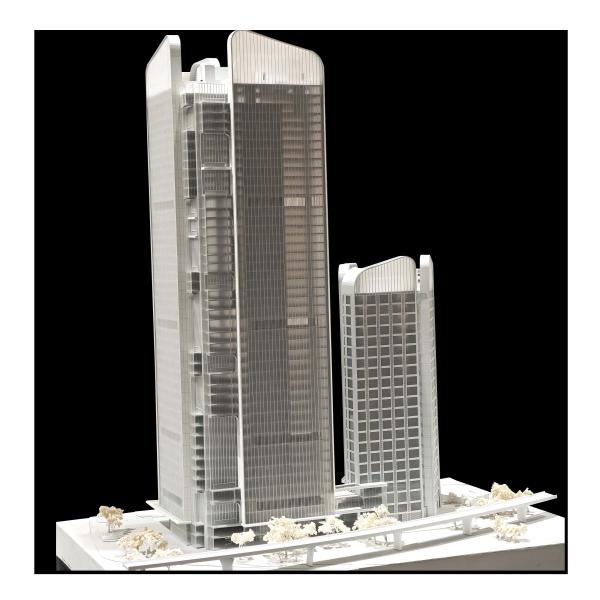 Buy cheap Twin Skyscrapers Architectural Scale Model Integrated Urban Model Architecture from wholesalers