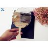 Buy cheap Mirror Acrylic Gifts , Acrylic Invitation Card With Custom Shape For Wedding / Party from wholesalers