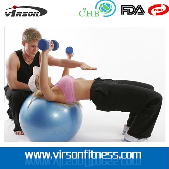 Buy cheap Ningbo PVC plastic material Anti-burst fitball/fitness Ball/yoga ball from wholesalers