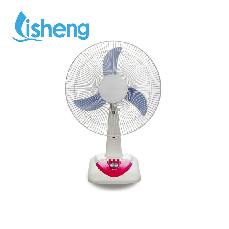 12v 16 Inch Rechargeable Table Fan Solar AC / DC With Timer And Adapter