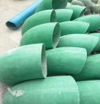 Industrial 45-135 Degree GFRP FRP Elbow Fiberglass Pipe Fittings For Chemical
