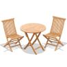 Buy cheap Outdoor Teak Patio Table And Chairs For Dining / Coffee Time from wholesalers