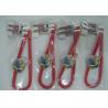 Buy cheap Hot selling for dental promotion using red color plastic coiled lanyard w/metal logo clip from wholesalers