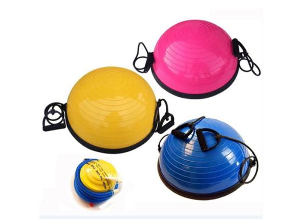 Buy cheap Gym Fitness Workout Accessories Bodybuilding Gymnastics Colorful Yoga Half Fitness Ball from wholesalers